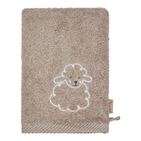 Sterntaler 2er-Pack Waschlappen beige | braun