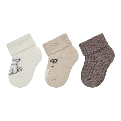 Sterntaler 3er-Pack Erstlingssocken Bär