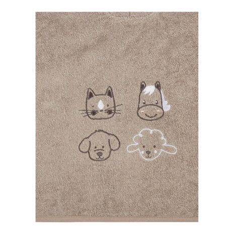 Sterntaler Badeponcho braun