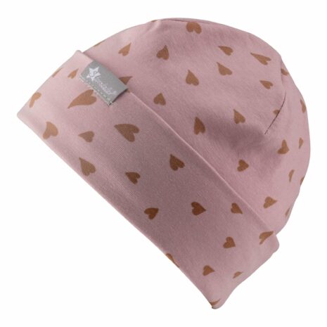 Sterntaler Beanie mit UV-Schutz Herzen