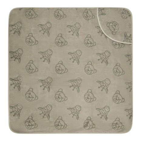 Sterntaler Kapuzenbadetuch 100x100 cm grau