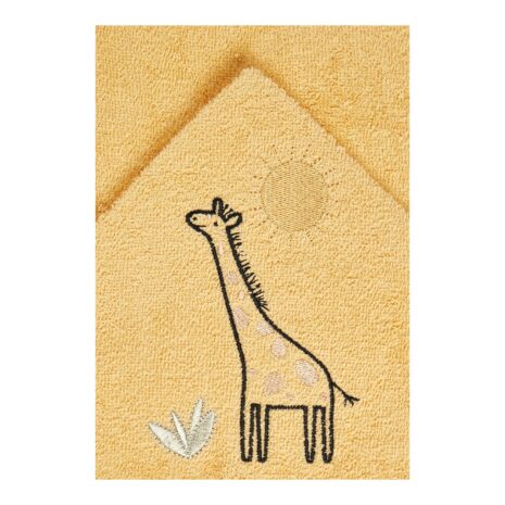 Sterntaler Kapuzenbadetuch 100x70 cm gelb