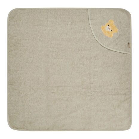 Sterntaler Kapuzenbadetuch 80x80 cm grau