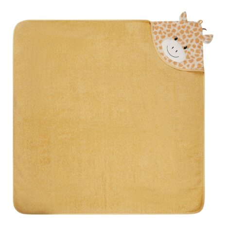 Sterntaler Kapuzenbadetuch mit Applikation 100x100 cm beige
