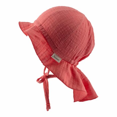 Sterntaler Musselin-Sonnenhut mit Nackenschutz
