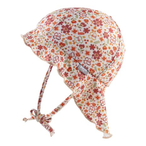 Sterntaler Schirmmütze mit Nacken- und UV-Schutz Blumen