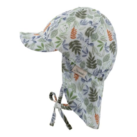 Sterntaler Schirmmütze mit Nackenschutz Blätter Sterntaler Schirmmütze mit Nackenschutz Blätter