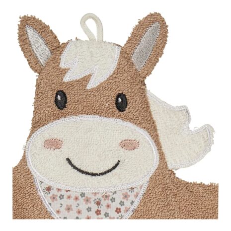 Sterntaler Spiel- Waschhandschuh braun