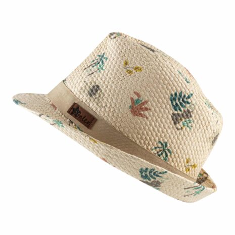 Sterntaler Strohhut mit UV-Schutz Palmen
