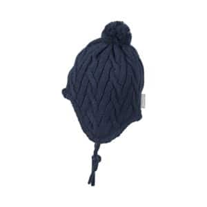 Sterntaler Wintermütze Strick Bommel