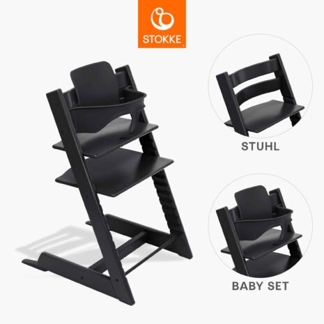 Stokke® Tripp Trapp® Bundle Treppenhochstuhl Eiche inkl. Babyset