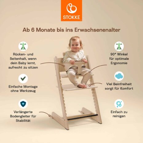 Stokke® Tripp Trapp® Bundle Treppenhochstuhl inkl. Babyset