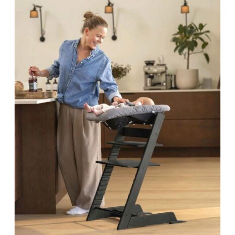 Stokke® Tripp Trapp® Bundle Treppenhochstuhl inkl. Newbornset deep grey