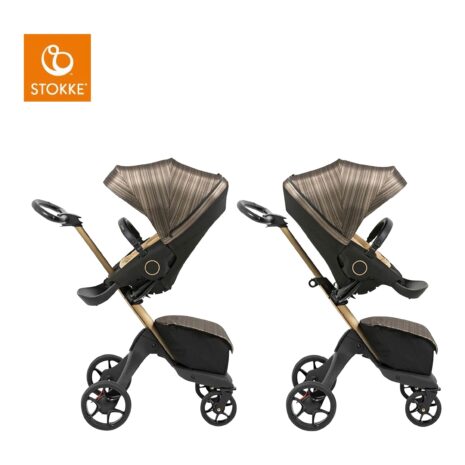 Stokke® Xplory® Kinderwagen Xplory X schwarz | gold