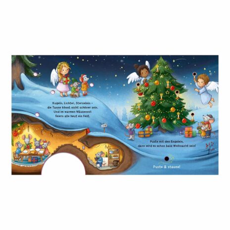 Thienemann-Esslinger Mein Puste-Licht-Buch - Es wird Weihnachten