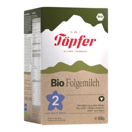 Töpfer Bundle 3er Pack Bio Folgemilch 2 600 g