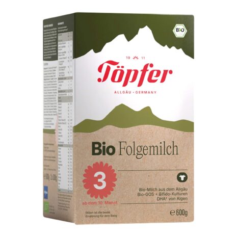 Töpfer Bundle 4er Pack Bio Folgemilch 3 600 g