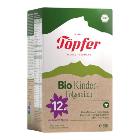Töpfer Bundle 4er Pack Bio Kinder-Folgemilch 500 g