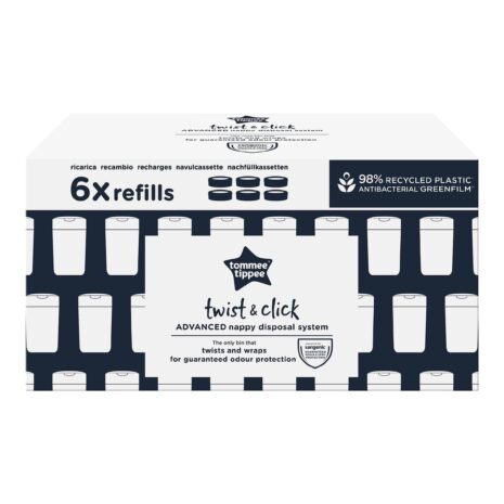 Tommee Tippee Twist & Click Nachfüllkassetten Twist 6er Pack Tommee Tippee Twist & Click Nachfüllkassetten Twist 6er Pack