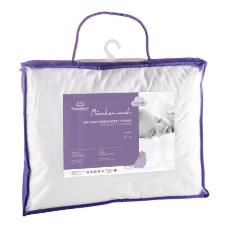 Träumeland 2-tlg. Steppbett-Set Märchenweich 40x60 / 100x135 cm 5.5 TOG