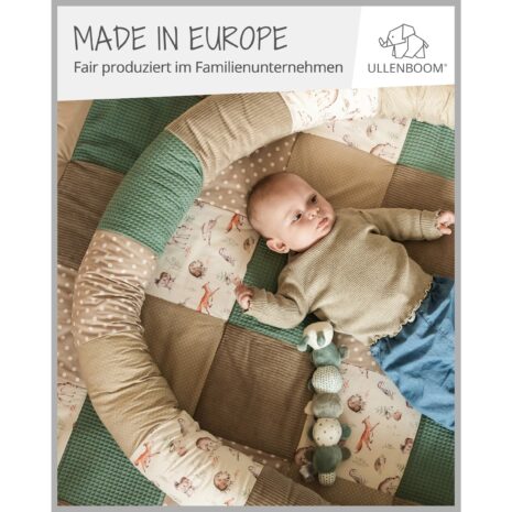 Ullenboom Nestchenschlange 200 cm Waffelpiqué/Cord