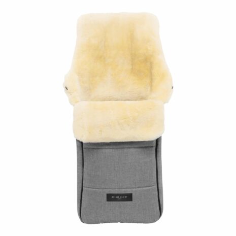 Werner Christ Baby Lammfell-Fußsack Arosa grau