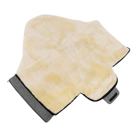 Werner Christ Baby Lammfell-Fußsack TULA vario grau