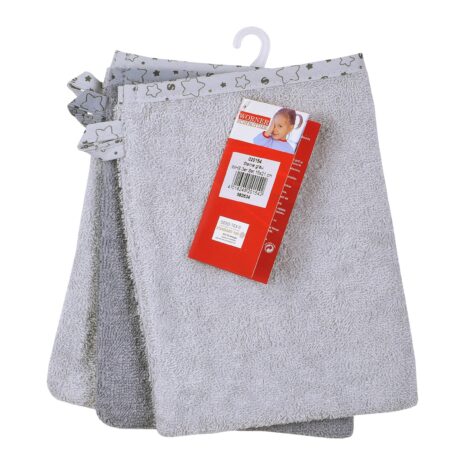 Wörner 3er-Pack Waschlappen 15x21 cm grau Wörner 3er-Pack Waschlappen 15x21 cm grau
