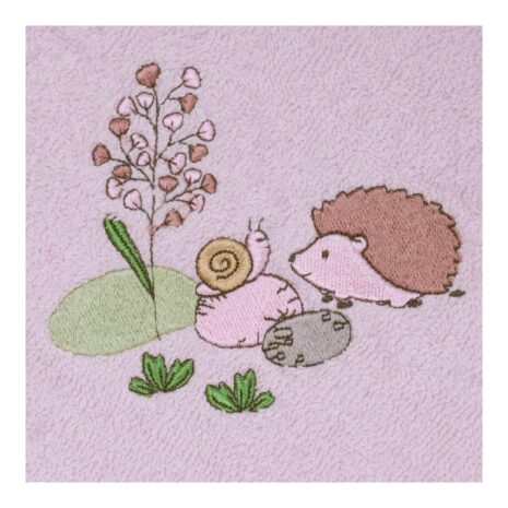 Wörner Kapuzenbadetuch 100x100 cm rosa Wörner Kapuzenbadetuch 100x100 cm rosa